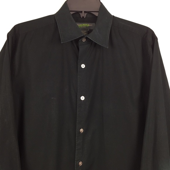 Banana Republic Button Front Dress Shirt Blouse - Picture 5 of 5